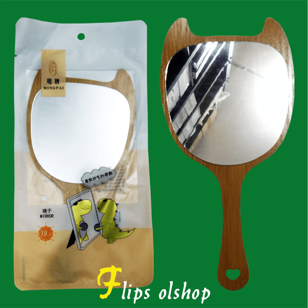 KACA BELAKANG SALON GAGANG KAYU | CERMIN RIAS