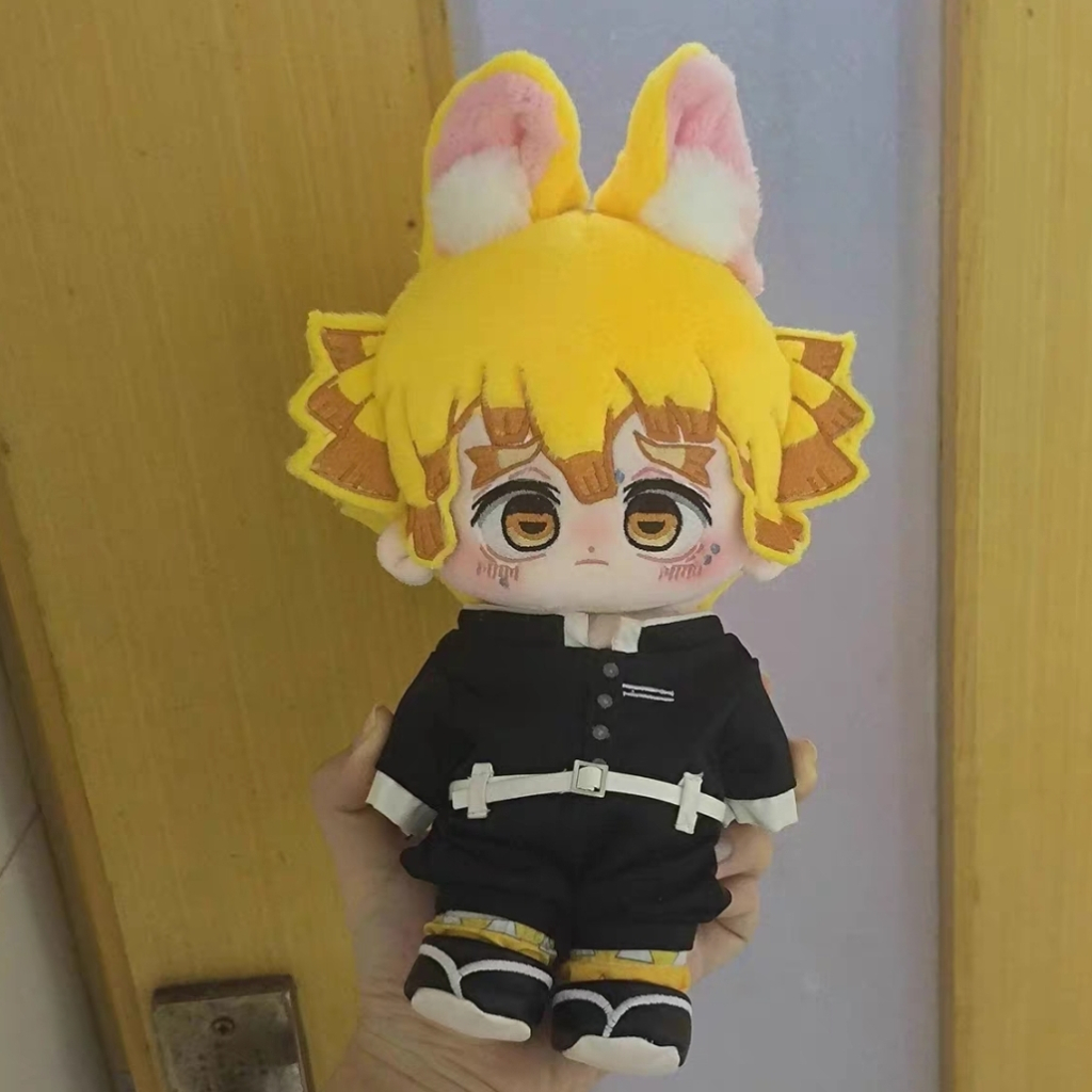 [READY STOCK] doll zenitsu demon slayer boneka KNY agatsuma zenitsu cotton doll 20cm zenitsu - miao