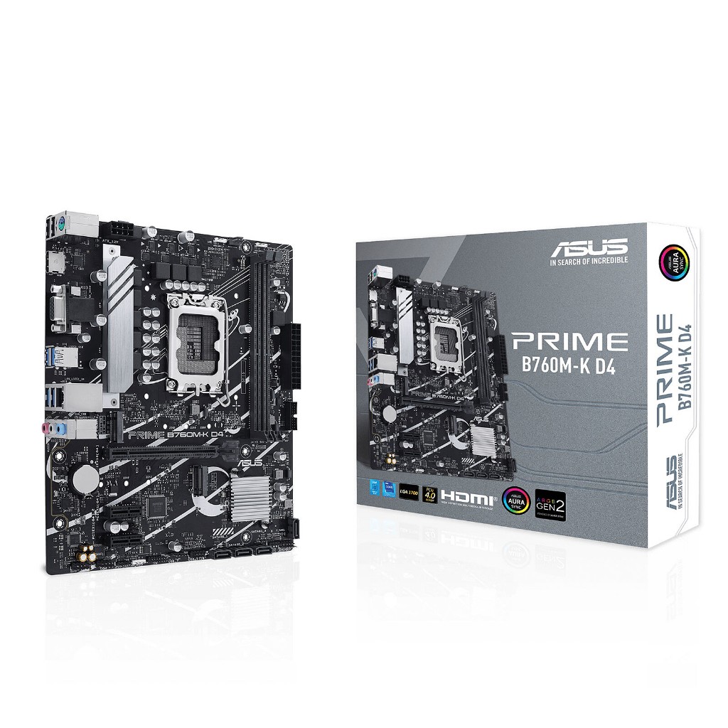 ASUS Prime B760M-K D4 Motherboard