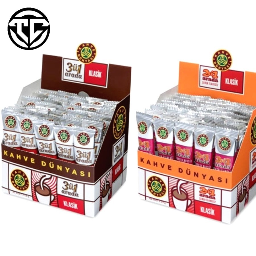 

| SACHET | KAHVE DUNYASI | INSTANT COFFEE | ORIGINAL | TURKIYE | 18 G - 3 IN 1