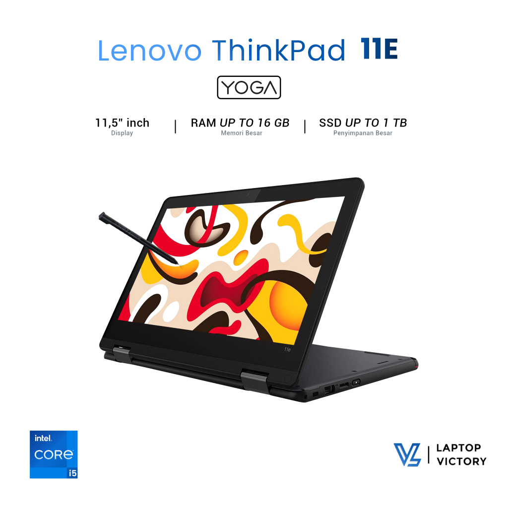 [Laptop Victory] Lenovo Yoga 11e Intel Core i5 gen 8 - Laptop Touchscreen Termurah | Bergaransi