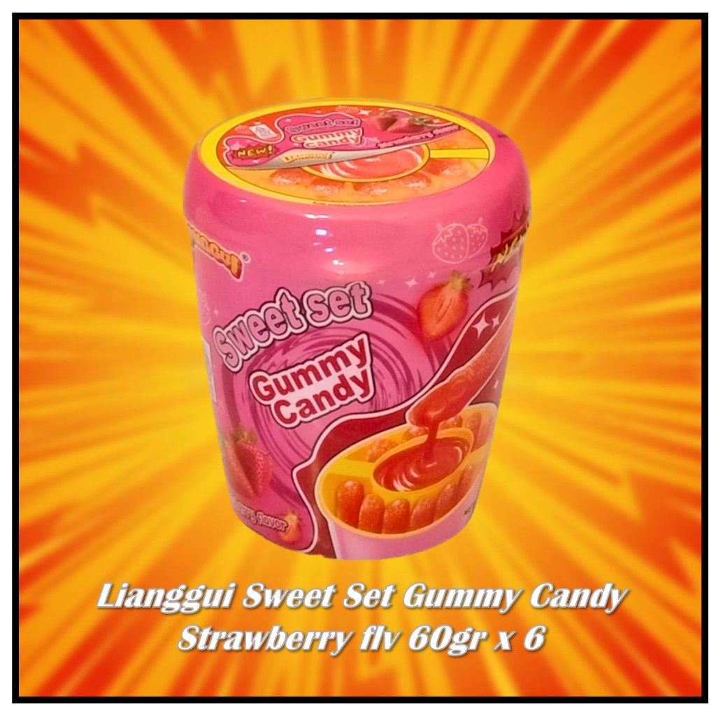 

Lianggui Sweet Set Gummy Candy Strawberry flv 60gr x 6