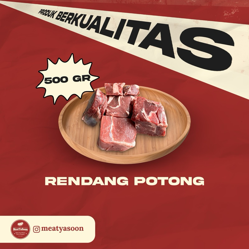 

Daging Sapi Rendang Potong Frozen [500 gr]