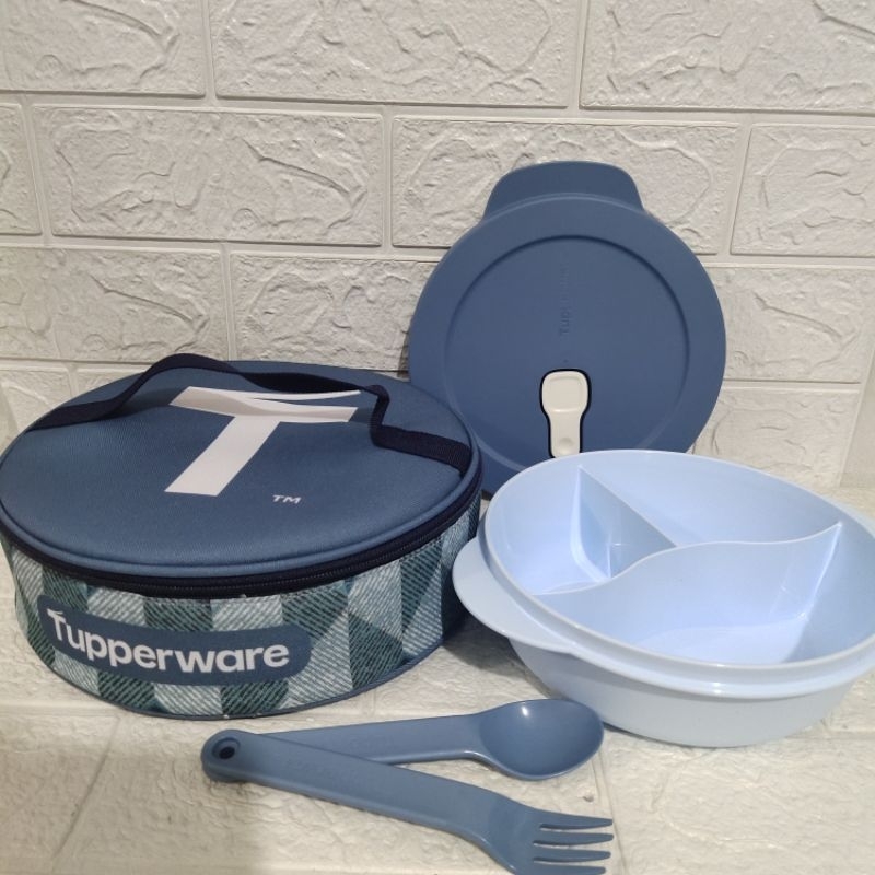 Crystalwave Lunch Set Tupperware CWL large CWL tempat makan