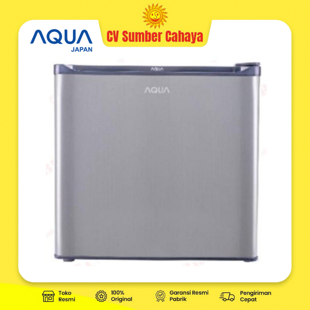 AQUA Japan Kulkas Mini Portable 50 Liter Mini Refrigerator AQR-D50F AQR D50F AQR D50