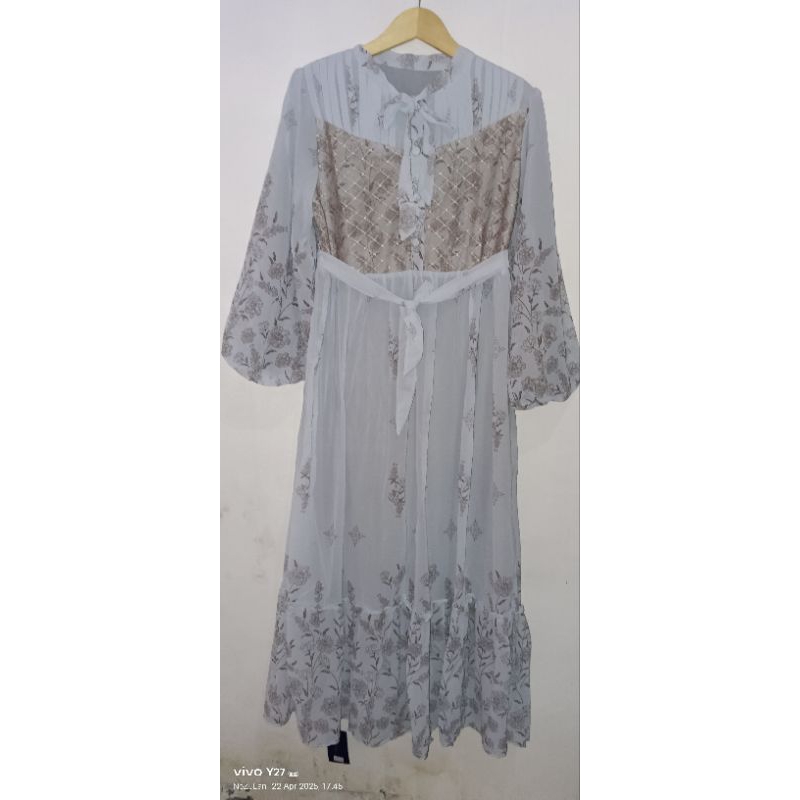 gamis ceruty bunga