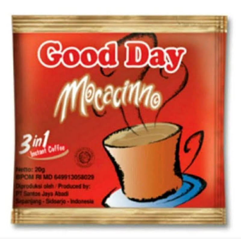 

GOOD DAY MOCACINO MERAH 1 RENCENG
