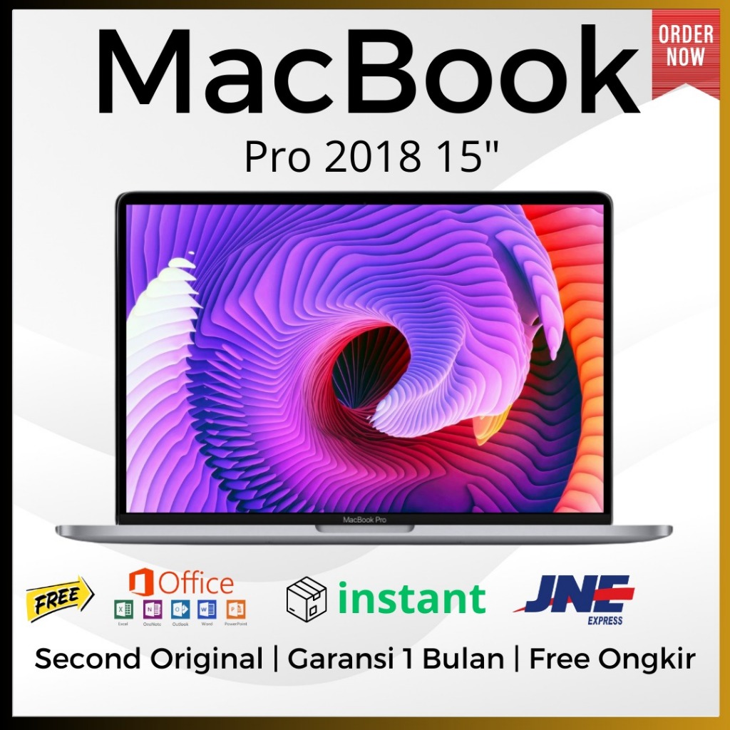 Macbook Pro Retina 2018 15Inch Second Original