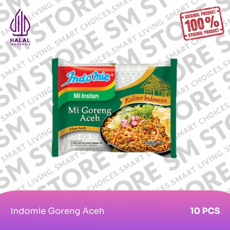

Indomie Mie Instan Goreng Aceh (90g) - 10 Pcs