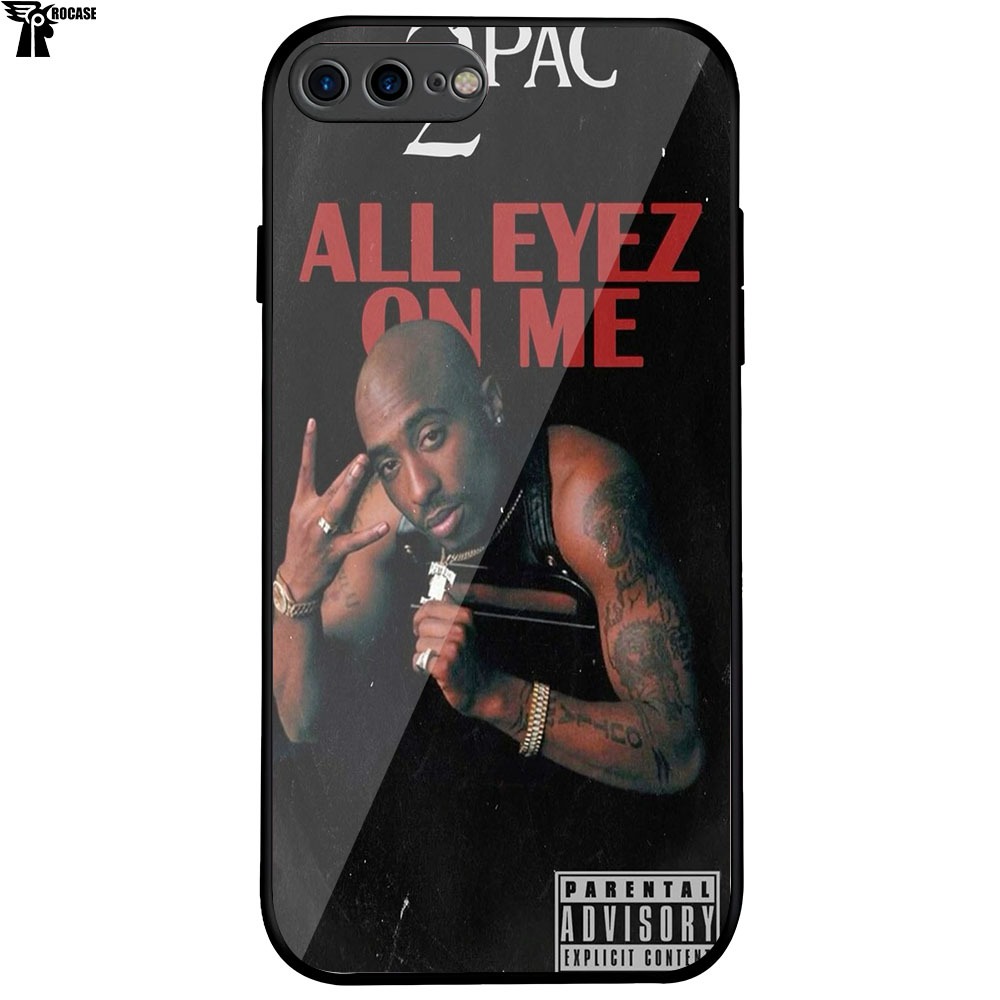 PROCASE GLOSSY PREMIUM MOTIF TUPAC SHAKUR UNTUK TYPE IPHONE 7 8 7 PLUS 8 PLUS  - CASE KEREN - CASE T