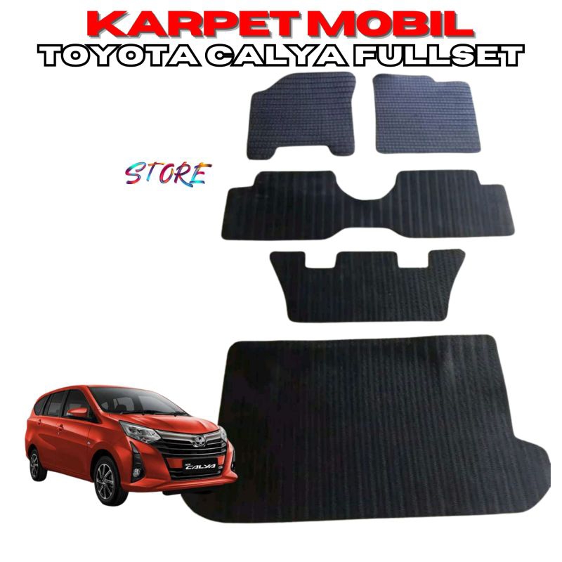 karpet mobil toyota calya fullset / matras mobil toyota calya fullset / alas kaki mobil toyota calya