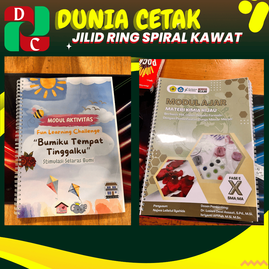

Jilid Spiral Kawat Mika Buffalo A4/B5/A5/FOLIO/A3