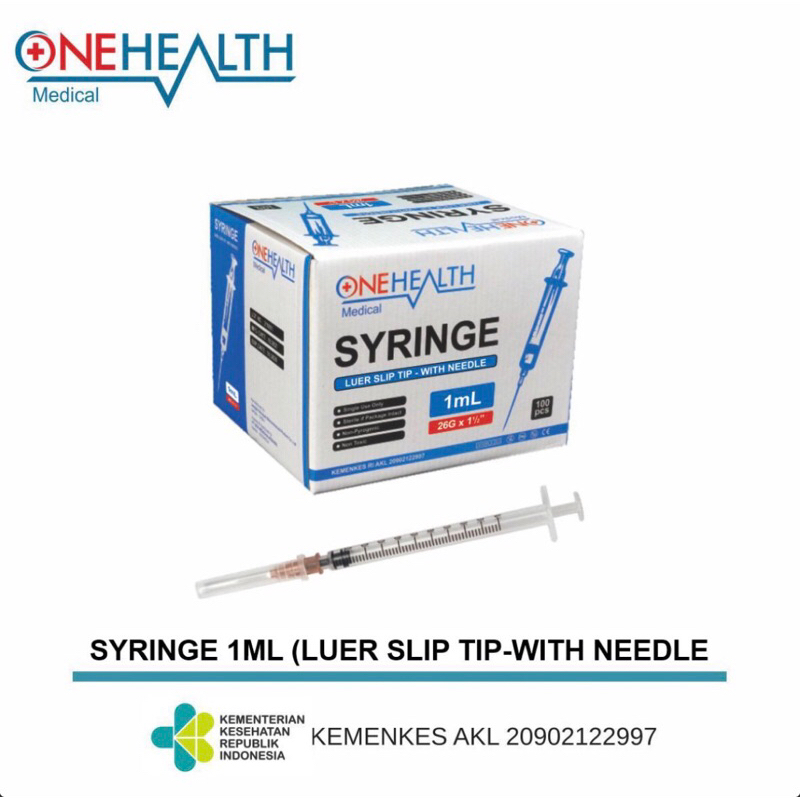 Syringe 1cc Onehealth