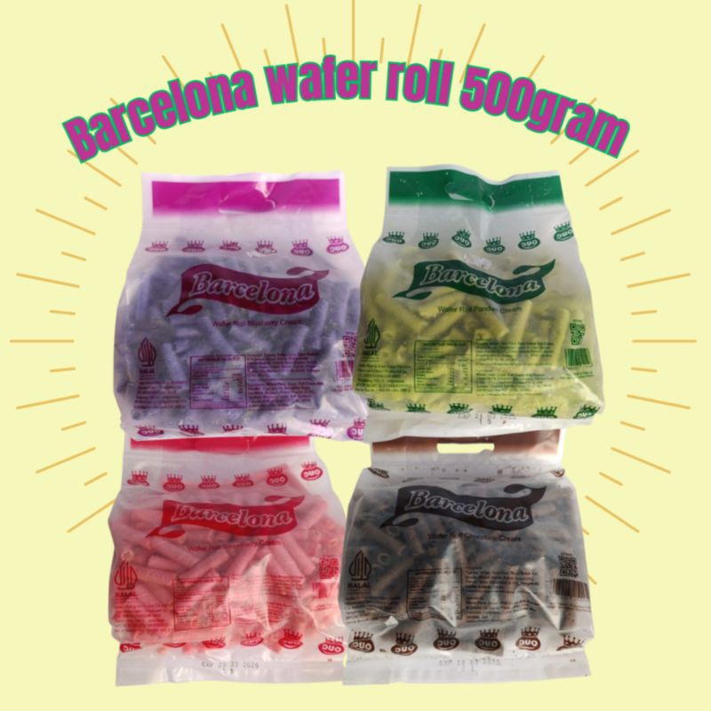 

Barcelona astor mini/wafer roll mini 500 gram