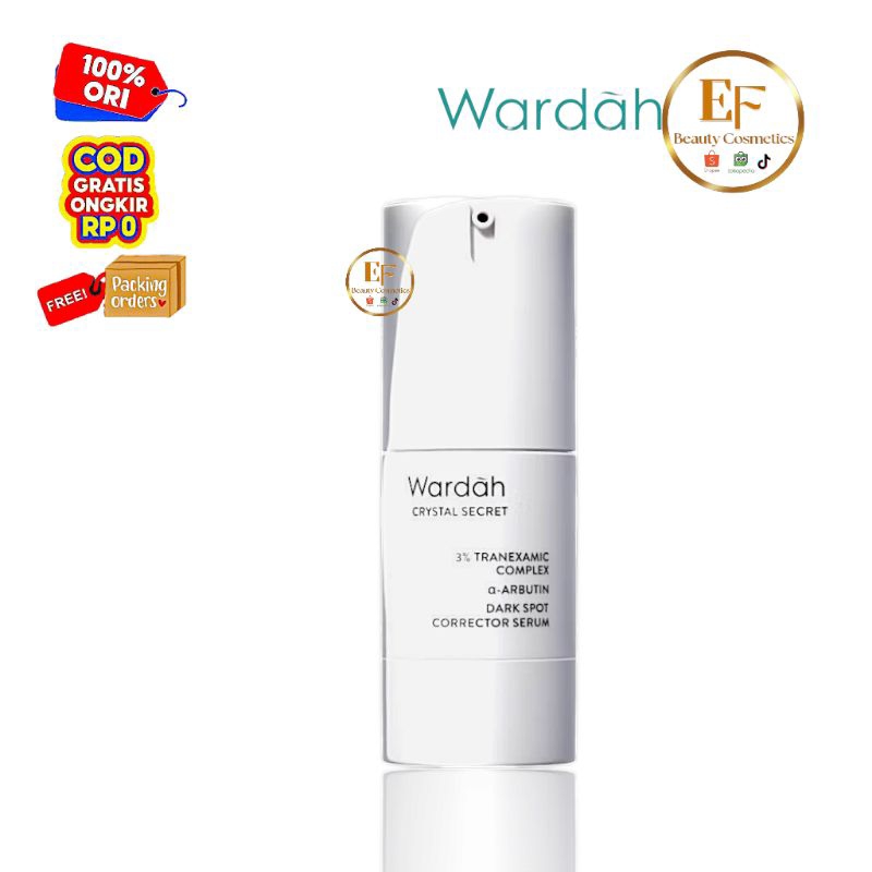 WARDAH Crystal Secret Darkspot&Brightening Serum 20ml - Serum Wajah Kusam&Flek Hitam 100% ORIGINAL