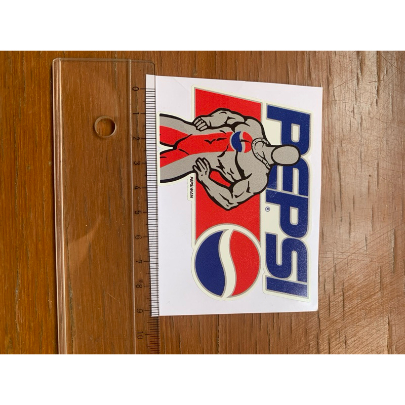 Sticker pepsiman retro Japan