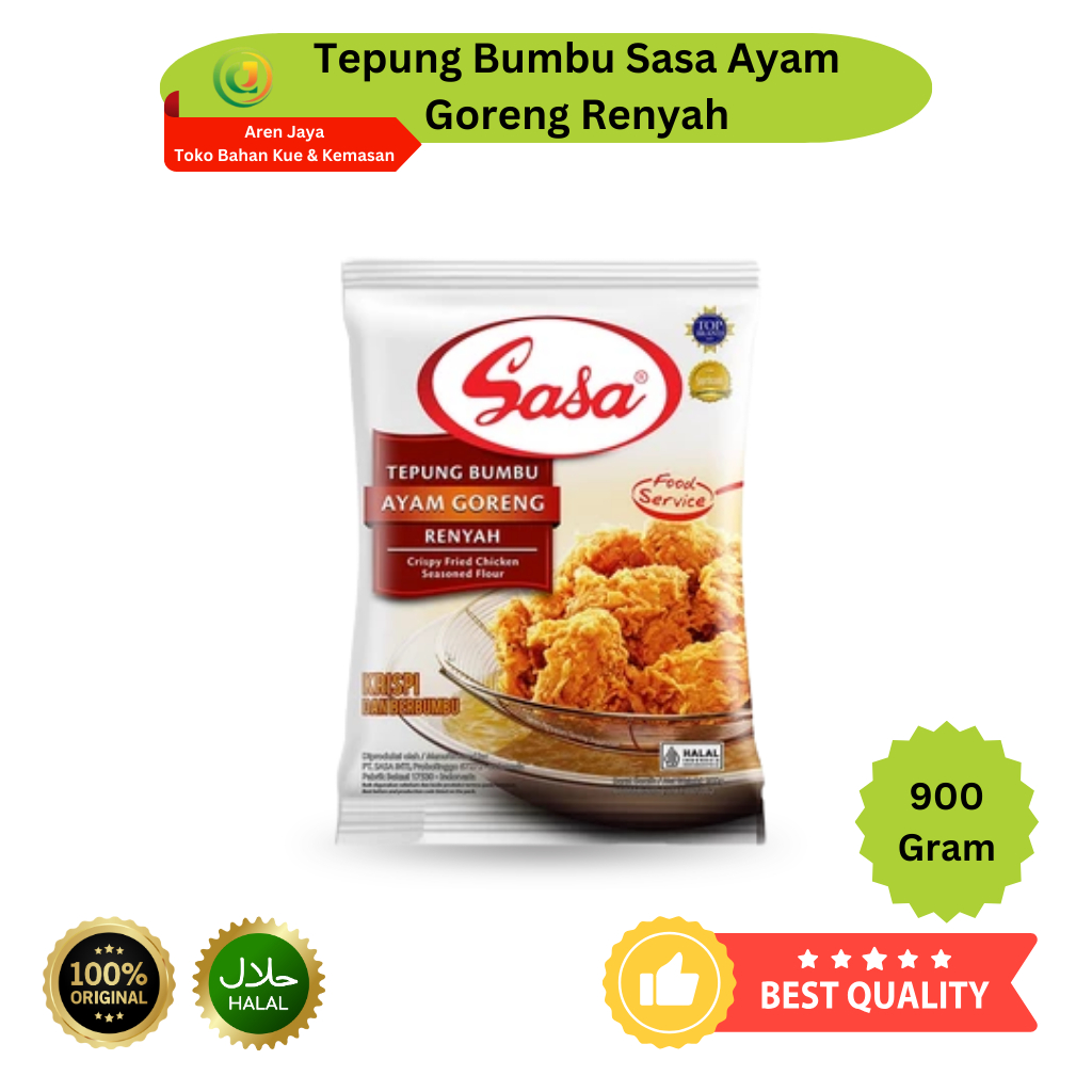 

Sasa Tepung Bumbu Ayam Goreng Renyah Spesial 900 Gram Original