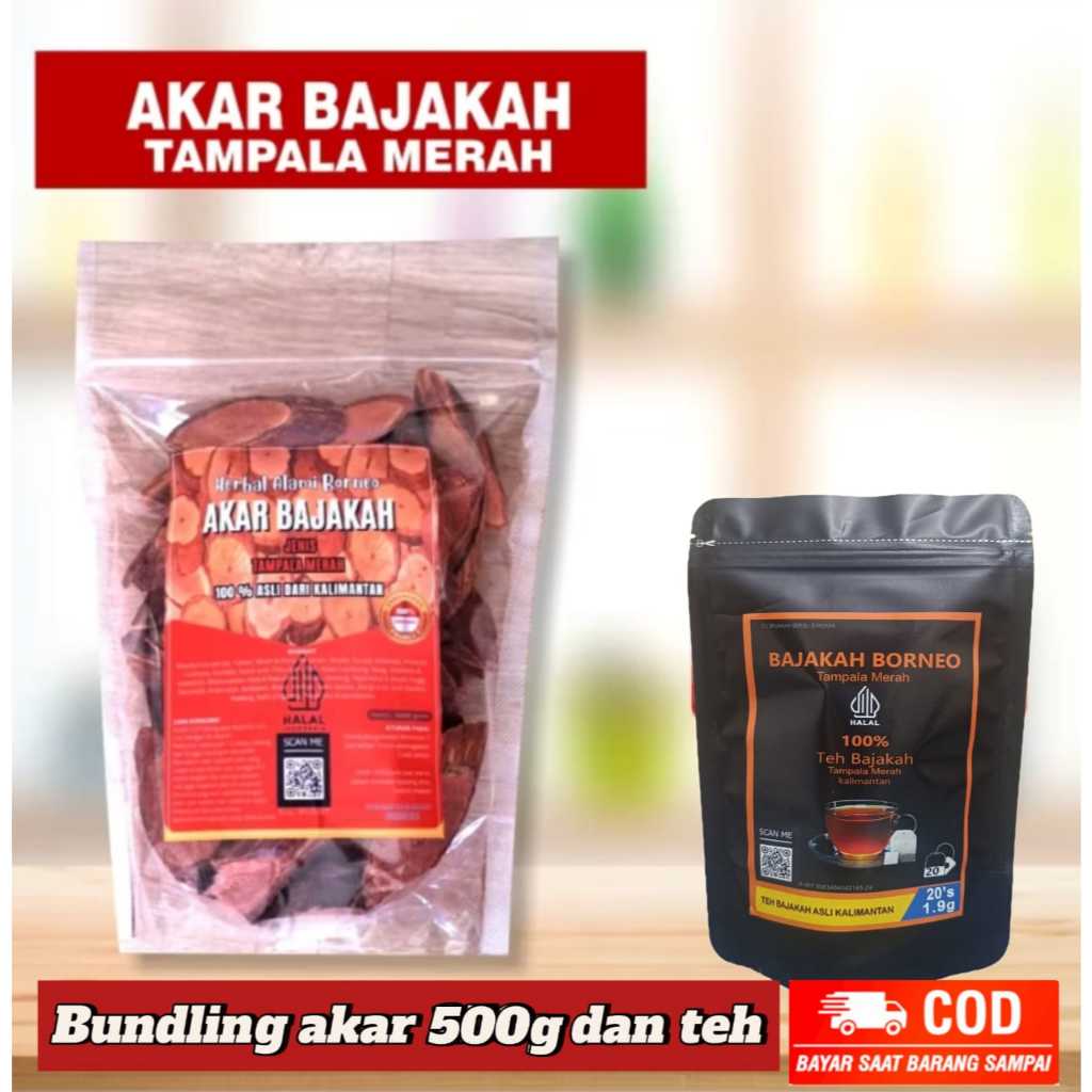 

Bundling Akar bajakah tampala Merah dan Teh
