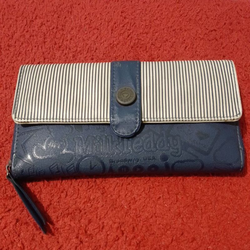 Preloved Dompet Milk Teddy 1980-Navy