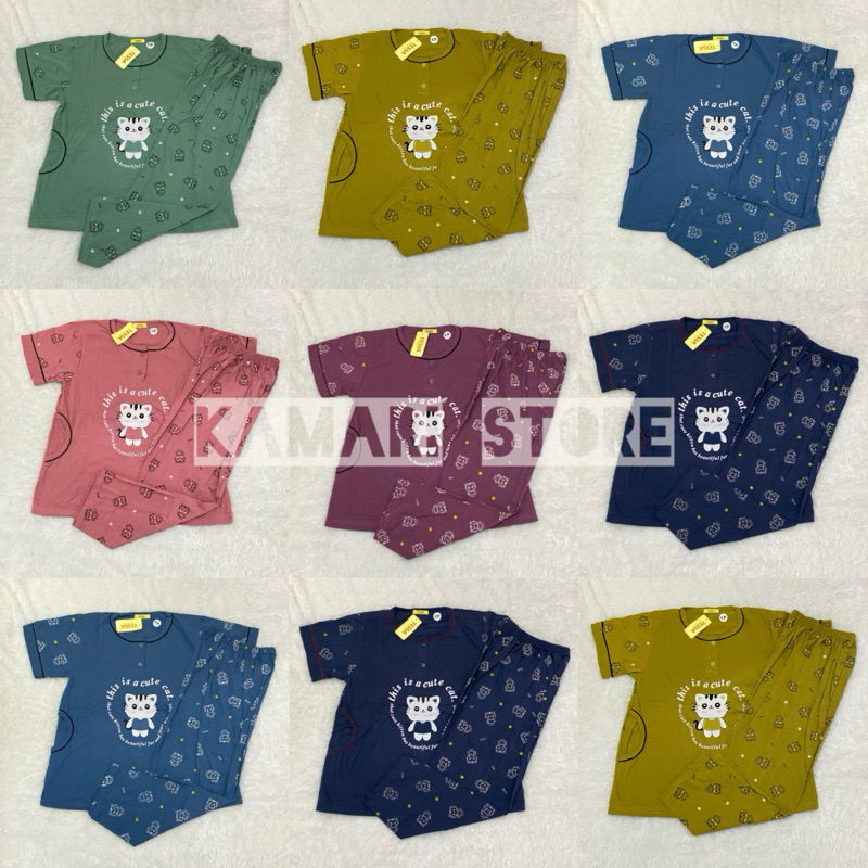 Motif Random Tessa Cp Standar | Baju Tidur Tessa | Baju Tidur Wanita