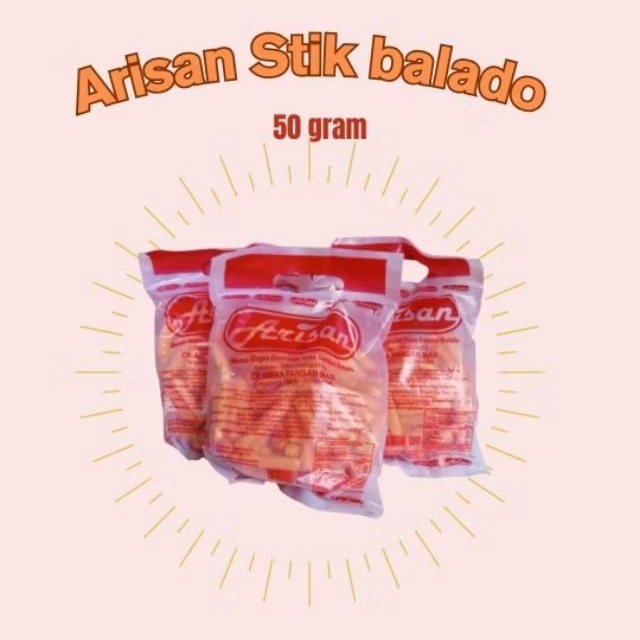 

NEW!! Arisan Stik Balado kecil 50 gram
