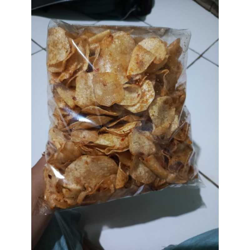 

keripik talas pedas manis 500gr