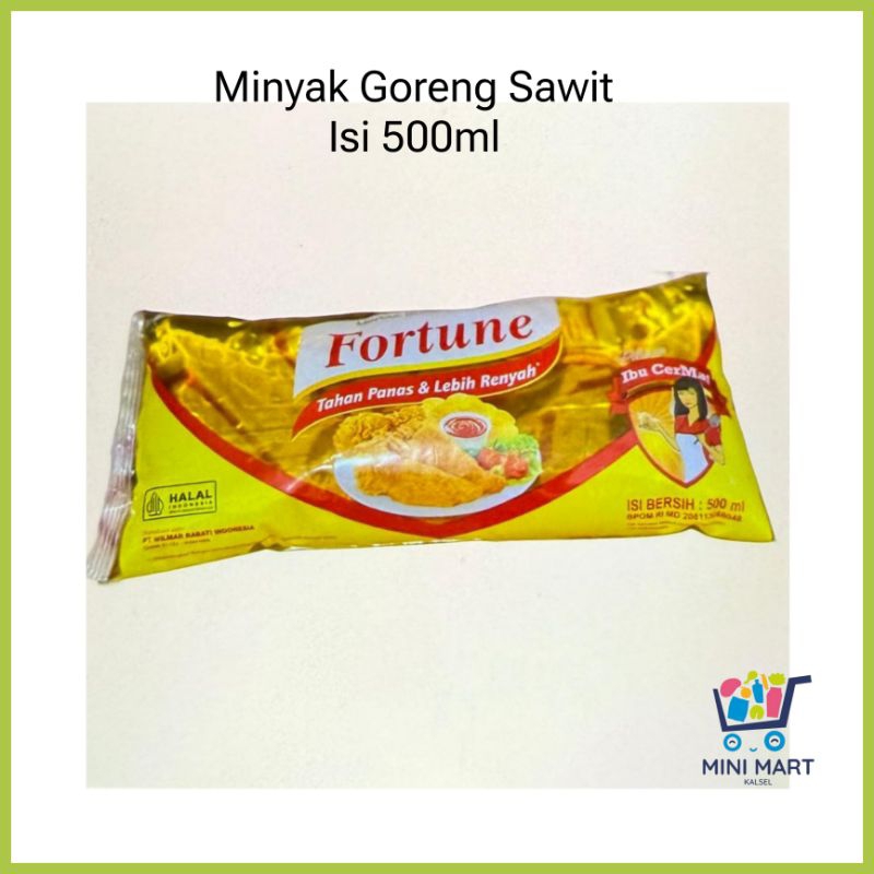 

Mini Mart Kalsel - Minyak Fortune Minyak Goreng Sawit 500ml Pillow Pack