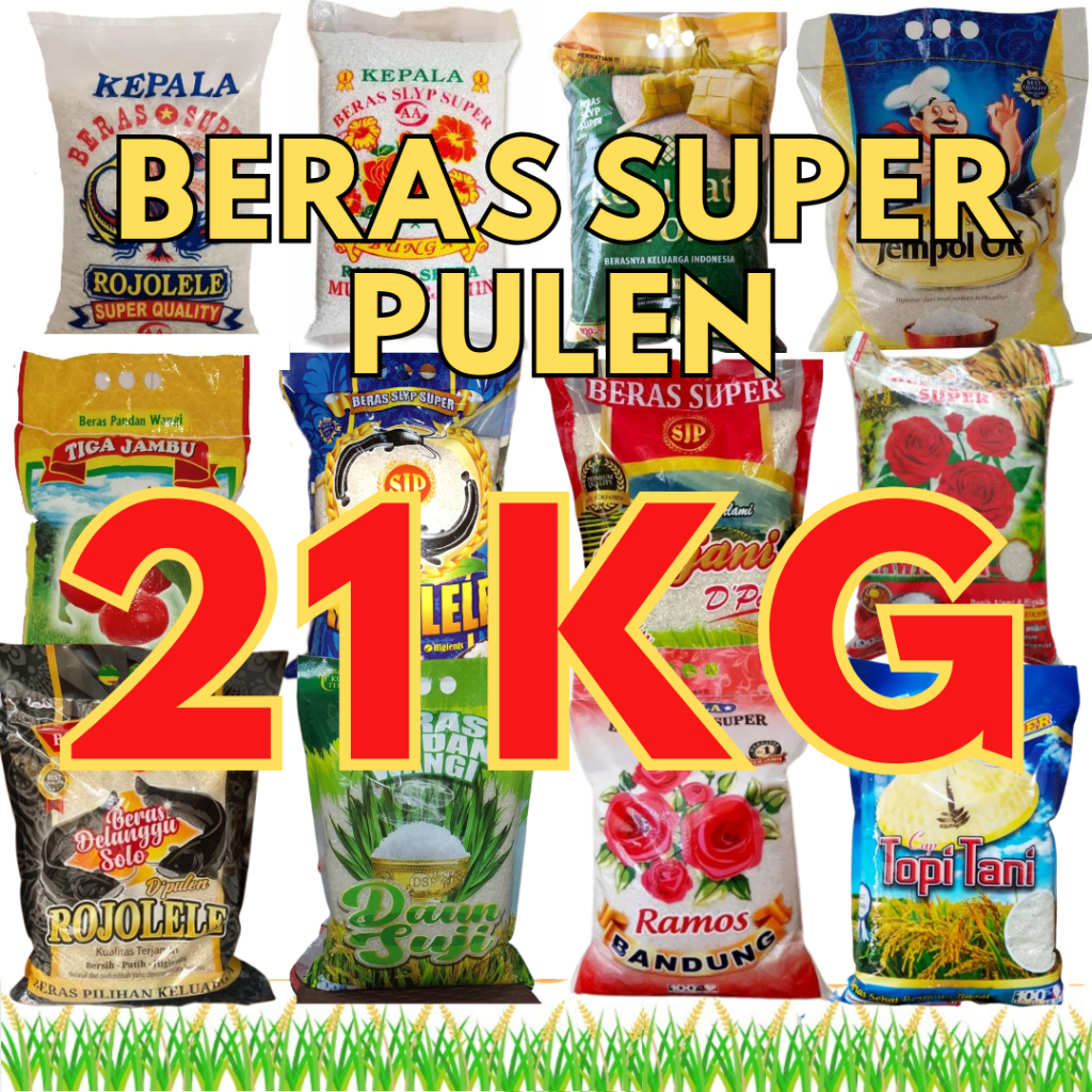 

(BISA COD) PROMOO BERAS SUPER PULEN 21 KG ARENA SEMBAKO CIKARANG