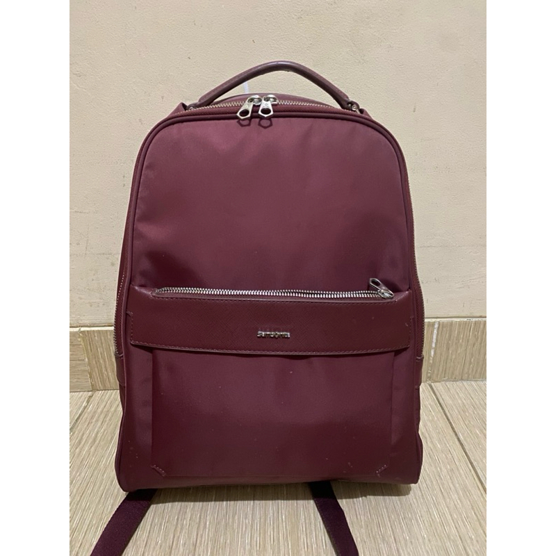 Preloved - Samsonite Zalia 20 Backpack Tas Laptop 15,6 inch (maroon)