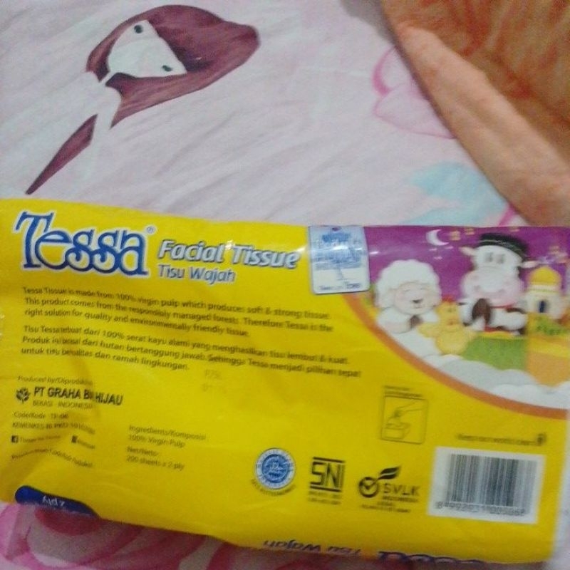 Tessa Facial Tissue 200sheets Bandel (Promo)
