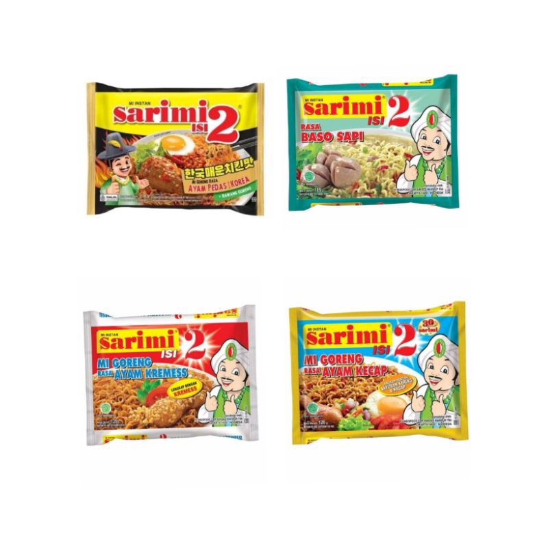

Sarimi Isi 2 Ayam Kremes, Ayam Kecap, Soto dan Bakso
