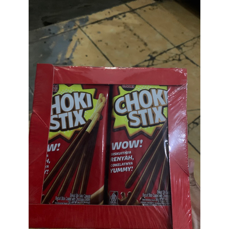 

Choki-choki Choki Stix 288 g Isi 12 Pcs Stik Rasa Cokelat Renyah dimulut