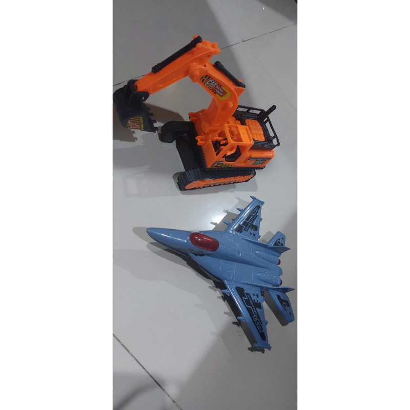 MAINAN ANAK PESAWAT EXCAVATOR JET