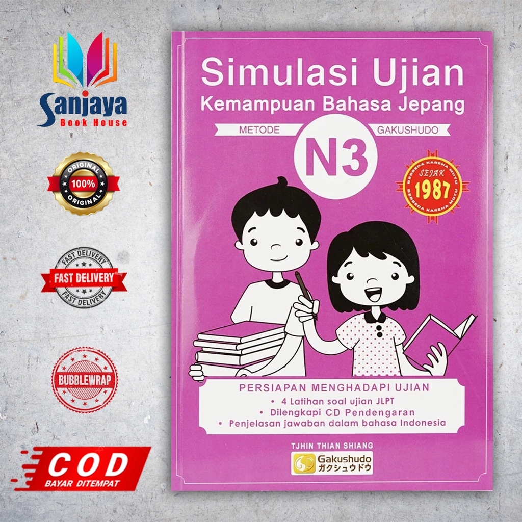 [Ori] Simulasi Ujian Kemampuan Bahasa Jepang N3 Metode Gakushudo