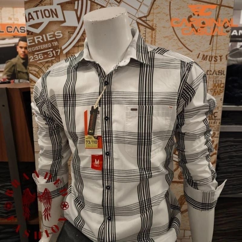 KEMEJA LENGAN PANJANG CARDINAL JEANS ORIGINAL