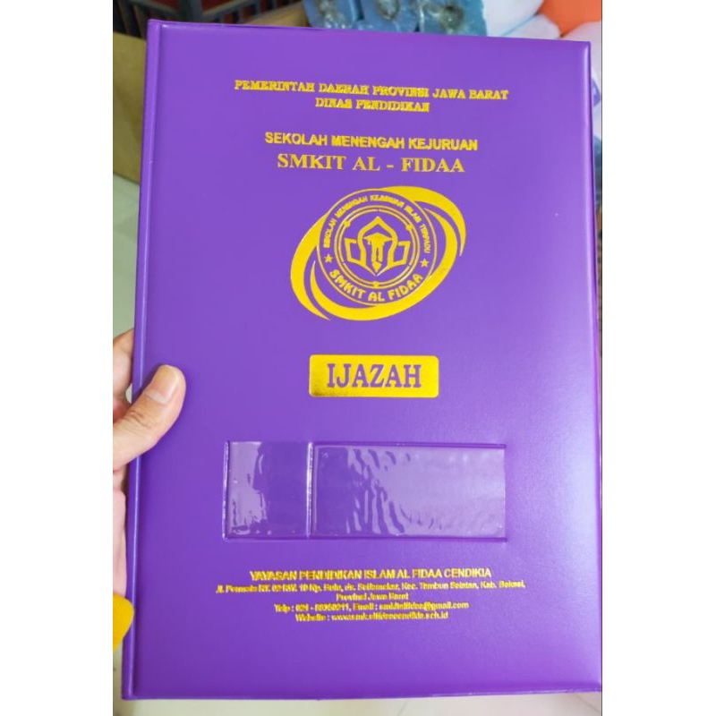 

MAP IJAZAH DAN SAMPUL RAPORT ISI 2 LEMBAR