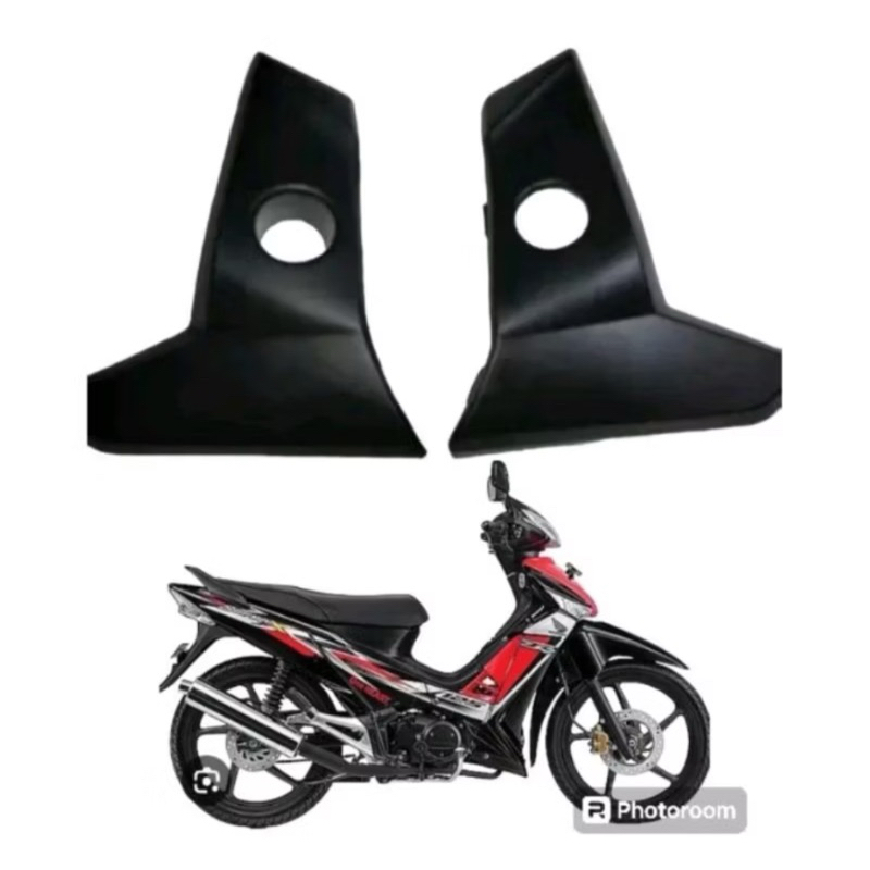 Cover postep footstep belakang Supra X 125 new Batman / Revo Lama