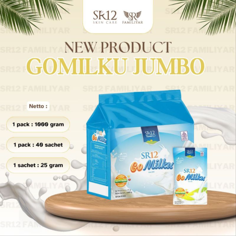 

Gomilku SR12 Sachet 1kg 40pcs | Susu Kambing Etawa Untuk Kesehatan Kecerdasan Daya Tahan Tubuh