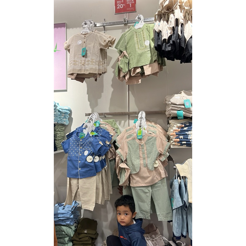 Atasan dan set koko pipiniko/Little m baby