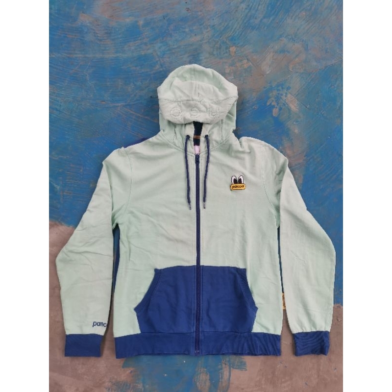 JAKET PANCOAT BEBEK SMALL LOGO ORIGINAL (telur asin)