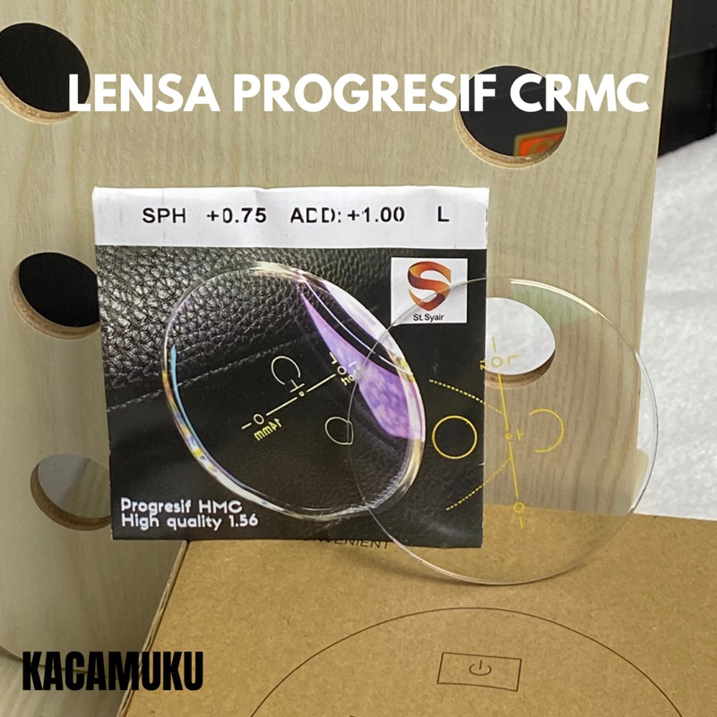 LENSA KACAMATA PROGRESIF CRMC HIJAU 1.56 ABSORPSI RADIASI | LENSA KACAMATA PROGRESIF CRMC