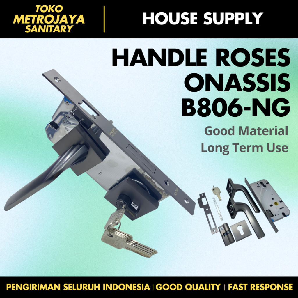 Handle Roses Onassis B806-NG