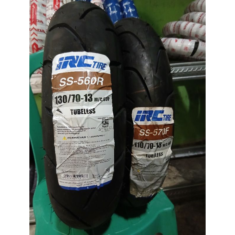 ban IRC PCX Depan-belakang Ring 13