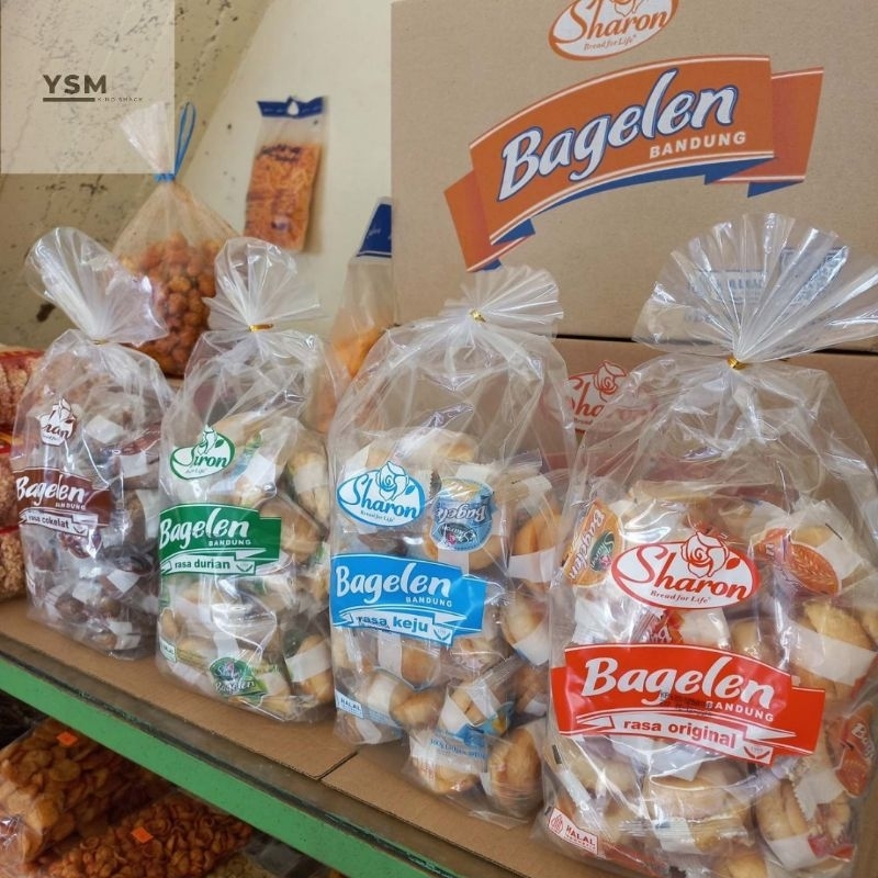 

Bagelen Sharon Bandung Roti Kering Cemilan Isi 30pcs Rasa Original Keju, Butter, Coklat, Durian, BPOM, Halal Snack Food 300g Makanan Manis Aneka Rasa