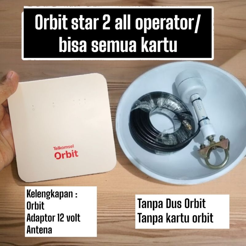 Orbit star 2 unlock all operator bisa semua kartu dan antena sinyal 4G