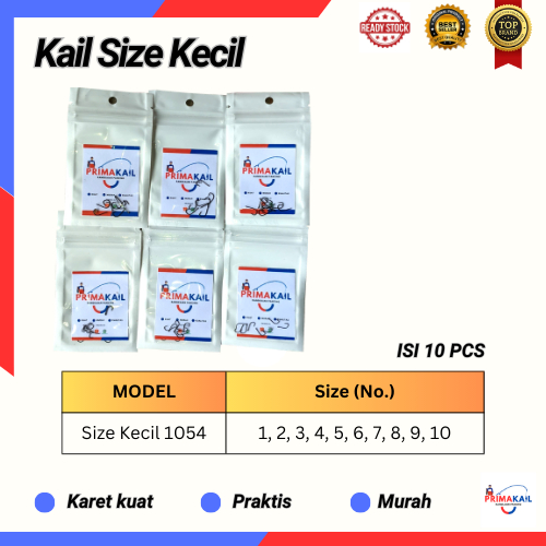 Kail Pancing Ukuran Kecil 1054 Isi 10 Pcs