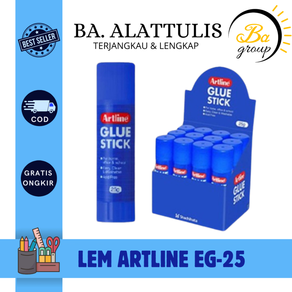 

ARTLINE Lem Glue Stick 25 gr EG-25 - BA.ALATTULIS