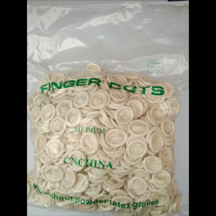 FINGER COAT PUTIH (1 BUNGKUS ISI 1440 PCS) / finger coat