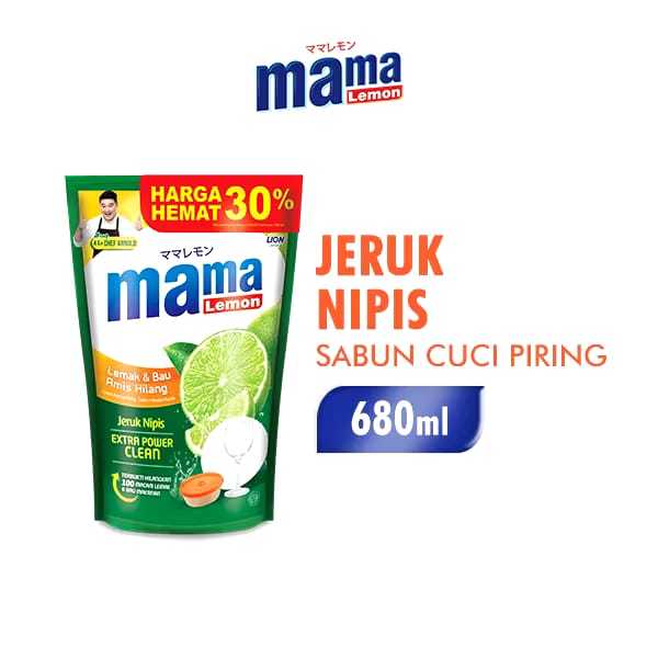 Mama Lemon 680ml/ Mama Lemon Sabun Cuci Piring 680ml