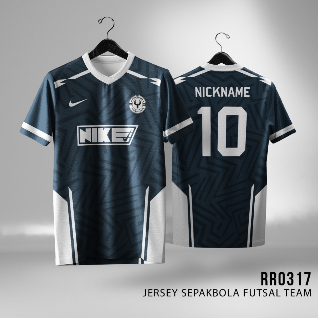KAOS JERSEY OLAHRAGA SEPAKBOLA FUTSAL TEAM CUSTOM NIKE RR0317-RR0319